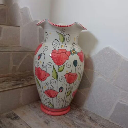 porta ombrelli - ceramica artigianale di Grottaglie