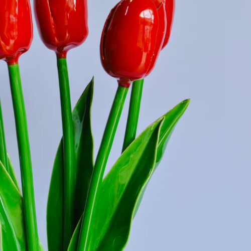 cf fiore tulipano 01 - ceramica artigianale di Grottaglie