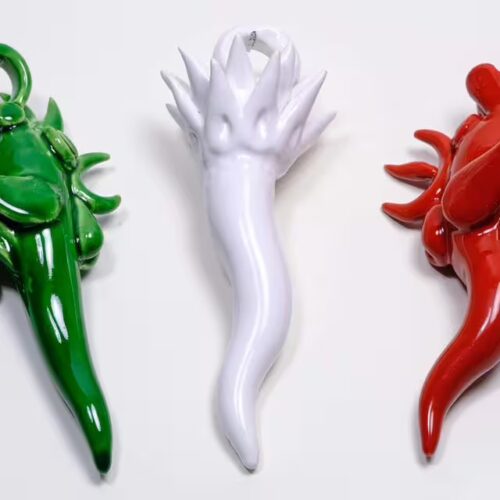 ml corno - ceramica artigianale di Grottaglie